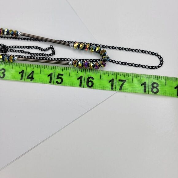 Multistrand Aurora Borealis Necklace - Picture 6 of 6